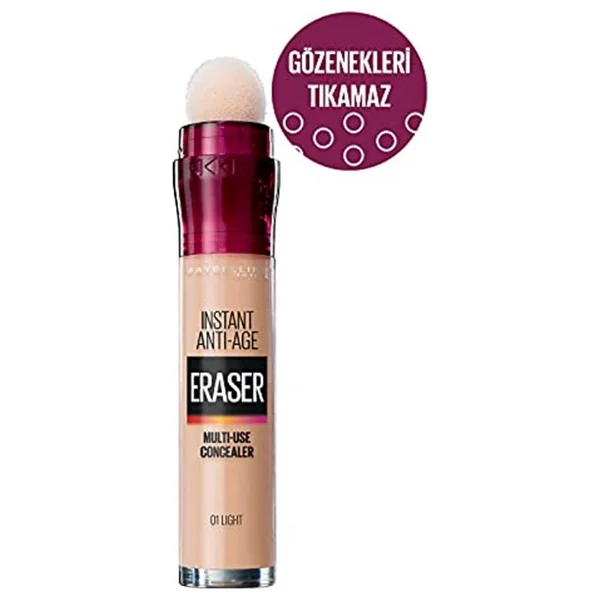 Maybelline New York Instant Anti Age Eraser Light 6.8 Ml 2 Adet Likit Kapatıcı - Görsel 3