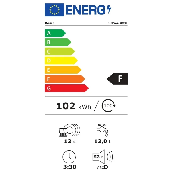 Bosch Sms44dı00t 4 Programlı Inox Bulaşık Makinesi - Görsel 6