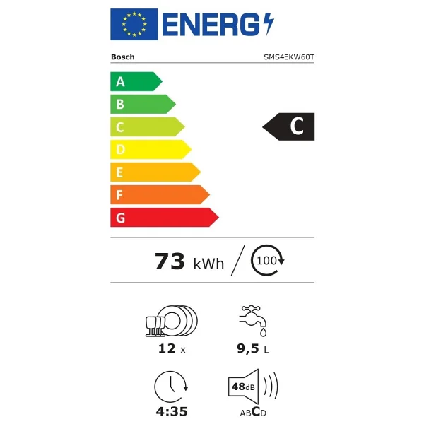 Bosch Sms4ekw60t Wi-Fi 6 Programlı Bulaşık Makinesi - Görsel 5