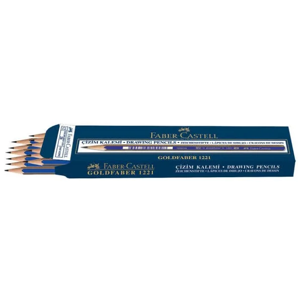 Faber Castell Goldfaber 12 Li 2b Dereceli Kurşun Kalem - Görsel 2
