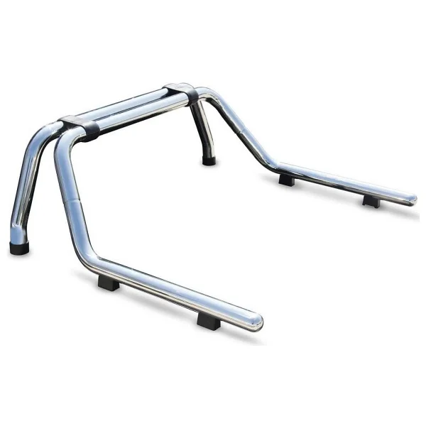 Omsa Mitsubishi L200 Kobra Roll Bar Çap:60 Krom 2007-2015 Arası - Görsel 2