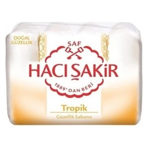 Hacı Şakir Tropik 4x70 Gr Güzellik Sabunu - Görsel 2