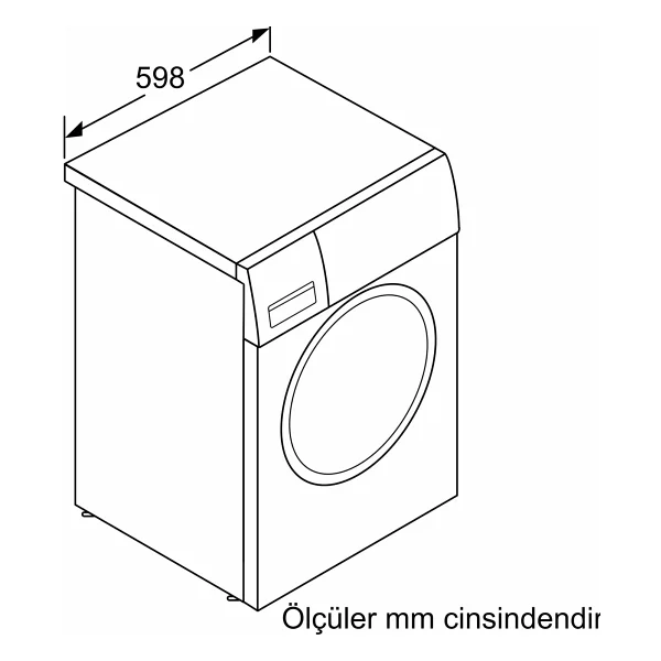 Profilo Cga141x1tr 1000 Devir 9 Kg Çamaşır Makinesi - Görsel 5