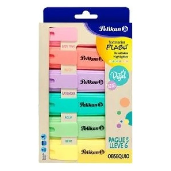 Pelikan 6Lı Pastel Fosforlu İşaretleme Kalemi - Görsel 2