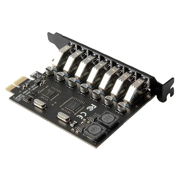 Alfais 4899 Pci-E Express 7 Port USB 3.0 Kart Hub Çoklayıcı Çoğaltıcı - Görsel 2