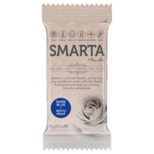 Smart 100 Gr Koyu Mavi Modelleme Hamuru - Görsel 2