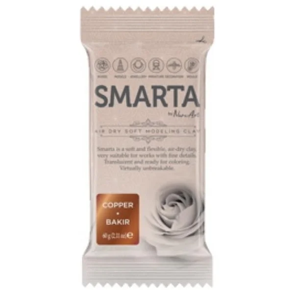 Smarta 60 Gr Metalik Bakır Modelleme Hamuru - Görsel 2