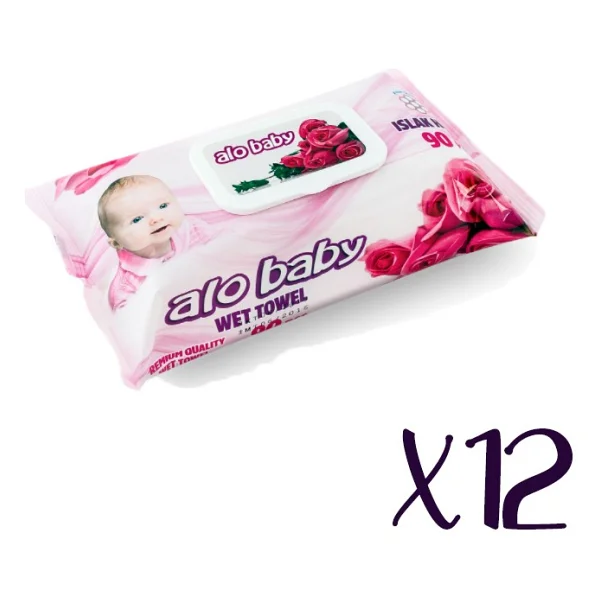 Alo Baby Islak Havlu 90'lı X 12 - Görsel 2