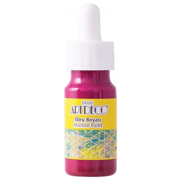 Artdeco Ebru Boyası, 30ml, Neon Sarı 91 - Görsel 4