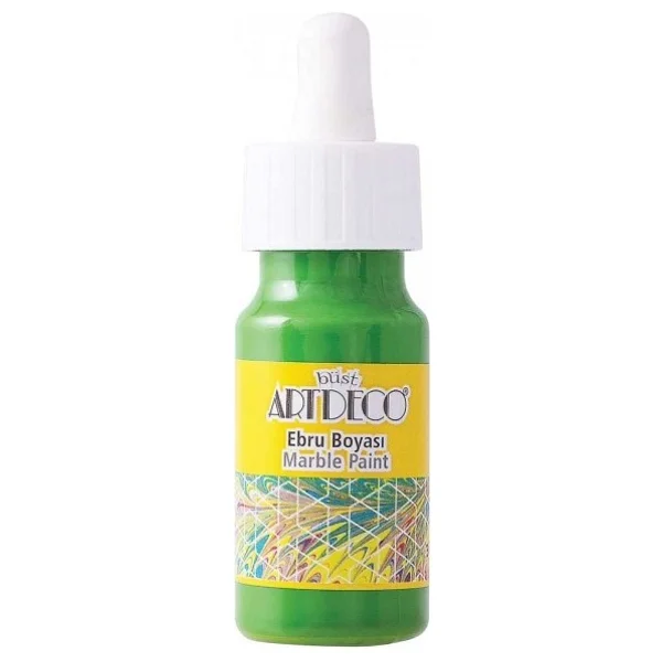 Artdeco Ebru Boyası 59 Fıstık Yeşili 30ml - Görsel 2