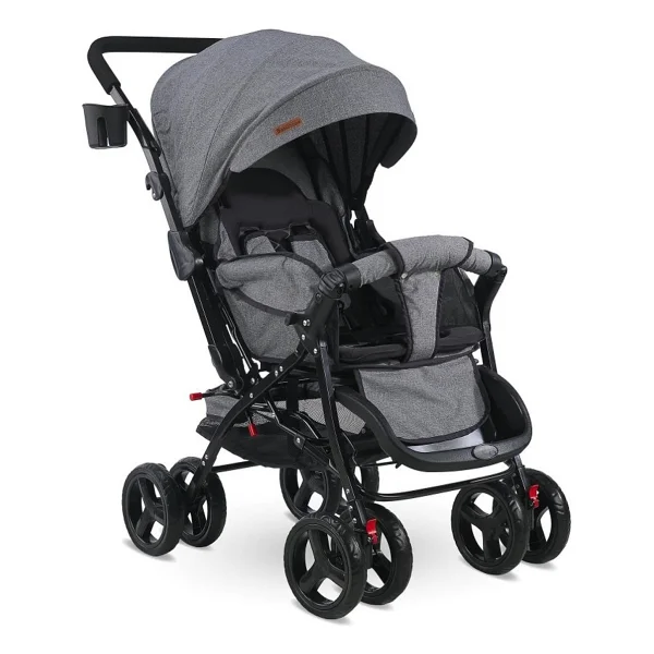 Babyhope 603 Siyah Çift Yönlü Bebek Arabası - Görsel 2