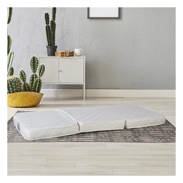 Homedius Tek Kişilik Katlanır Yaylı Yatak 90 X 190 Cm 15 Cm Yükseklik Ve Bonel Yaylı Konfor - Görsel 3