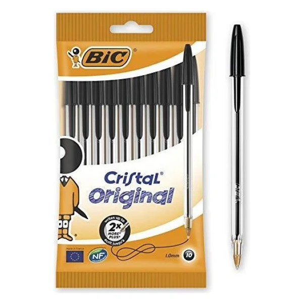 Bic Cristal Medium 10'lu Tükenmez Kalem - Görsel 4