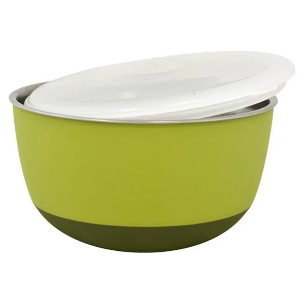 Duvo+ With Lid Bowl Mama Ve Su Kabı 2300ml Green - Görsel 2