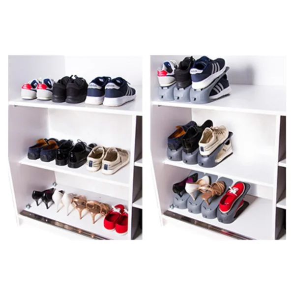 Omak 6 Adet Bay-Bayan-Unisex-Ayakkabı-Rampası-Bakım Shoe-Ramp - Gri - Görsel 2