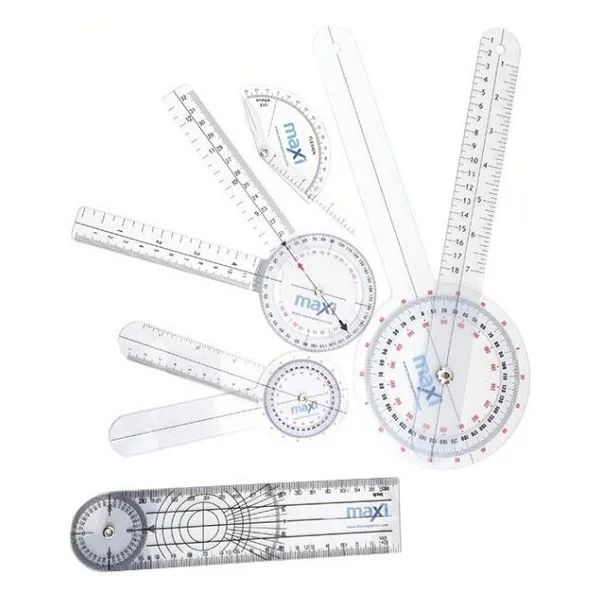 Maxi Cep Gonyometresi , Cetvel Gonyometre 20 Cm - Görsel 3