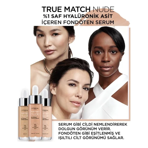 L'oreal Paris True Match Nude 0.5-2 Very Light 30 Ml Serum Fondöten - Görsel 8