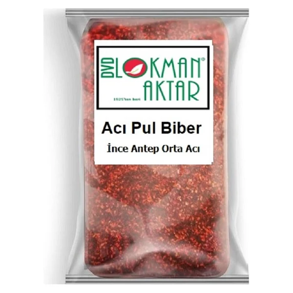 Lokman Aktar İpek Antep Orta Acı Pul Biber 100 Gr - Görsel 5