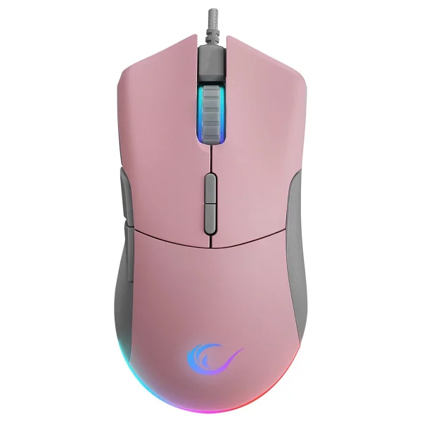 Rampage Smx-R21 RGB Makrolu Ergonomik Optik Kablolu Oyuncu Mouse - Görsel 2