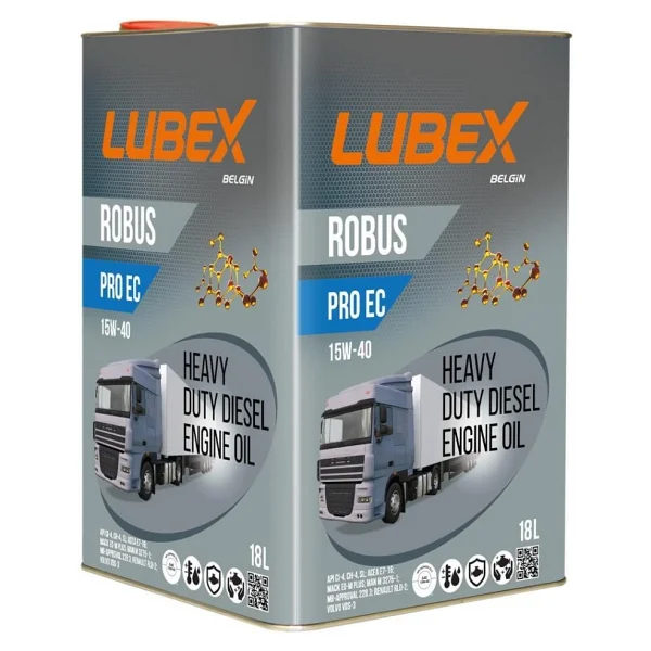 Lubex Robus Pro Ec 15w-40 18 Lt Motor Yağı - Görsel 3