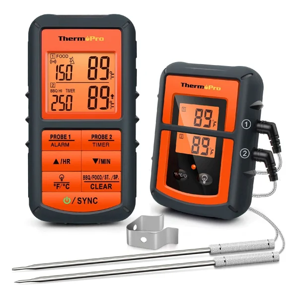 Thermopro Tp08c Wi-Fi Kablosuz Saplamalı Gıda Termometresi - Görsel 2