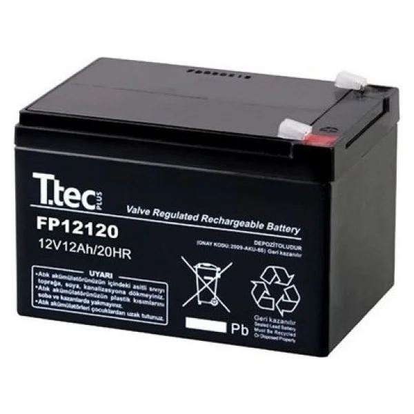 Ttec 12v 12ah Bakımsız Kuru Akü - Görsel 10
