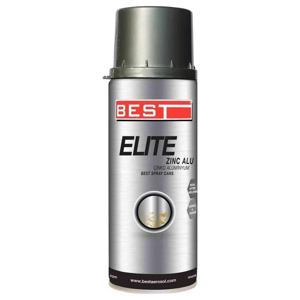 Best Elite Zinc Alüminyum Sprey Boya Çinko 400 Ml - Görsel 2