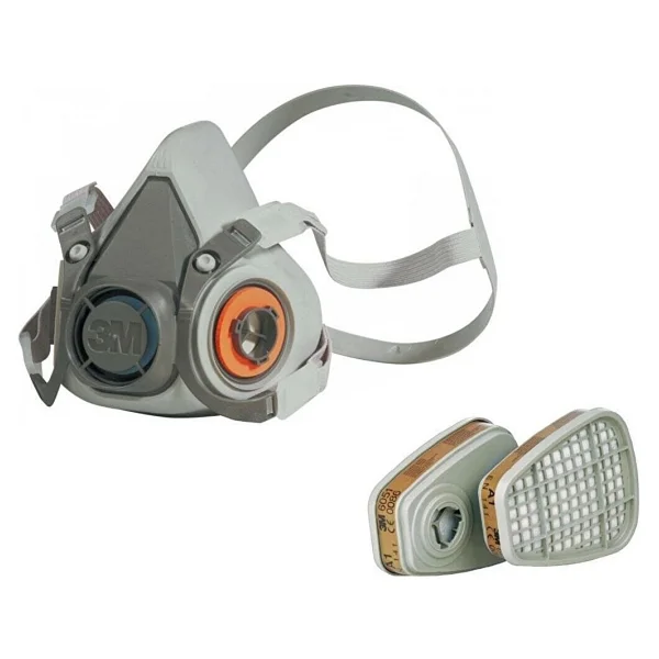3m 6200 Yarım Yüz Maskesi Ve 6051 A1 Maske Filtresi - Görsel 2