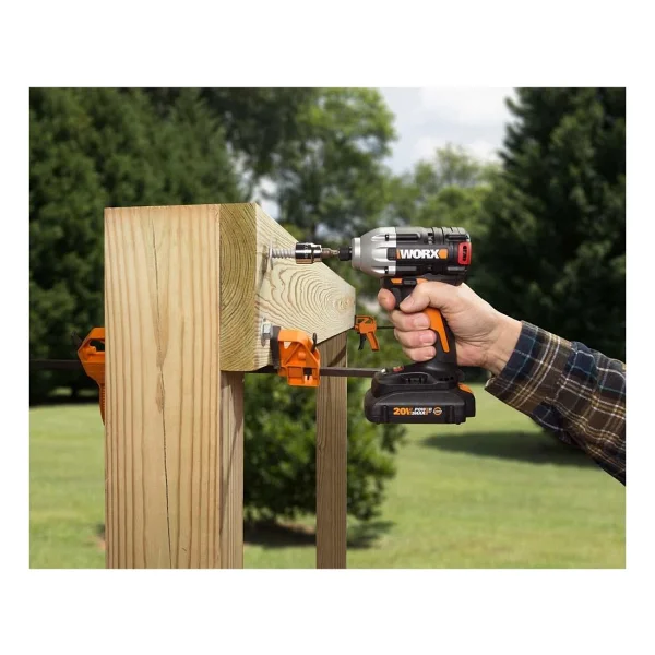 Orijinal Worx Wx261 20 V 2 Ah Çift Akülü Darbeli Vidalama Makinesi - Orijinal Ambalajında - Görsel 3