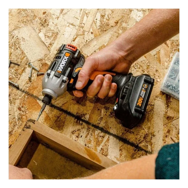 Orijinal Worx Wx261 20 V 2 Ah Çift Akülü Darbeli Vidalama Makinesi - Orijinal Ambalajında - Görsel 4
