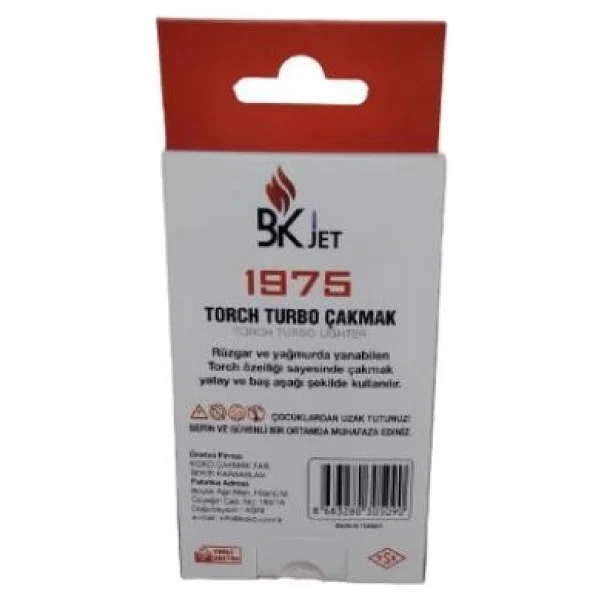Bkjet Torch Turbo Pürmüz Ayarlanabilir Doldurulabilir Çakmak - Görsel 4