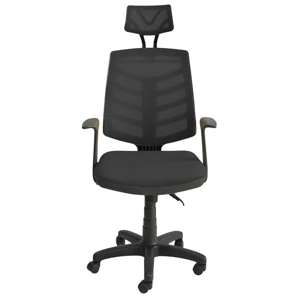 Obc Ofis Büro Concept Piramit Gri Plastik Fileli Ofis Büro Öğrenci Çalışma Koltuğu - Sandalyesi - Görsel 4