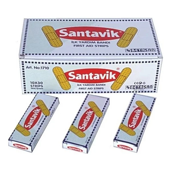 Santavik 10'lu 30 Paket Yara Bandı - Görsel 2