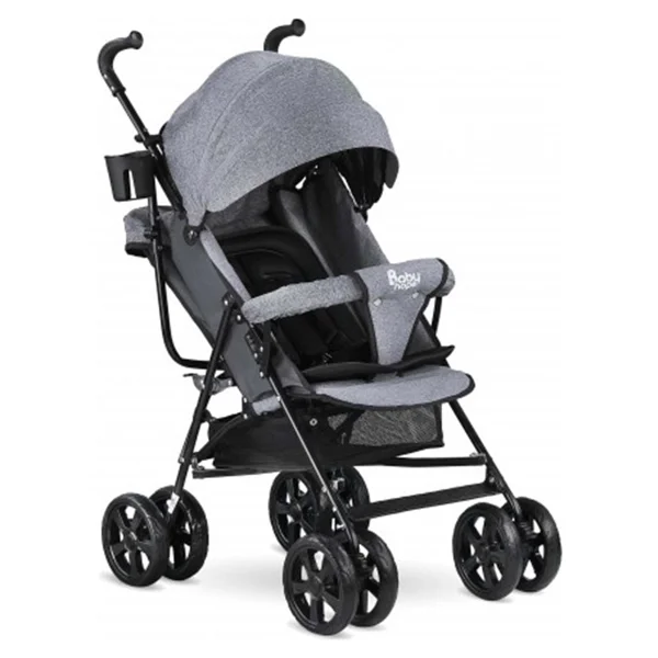 Babyhope Sa7 Siyah Baston Bebek Arabası - Görsel 5