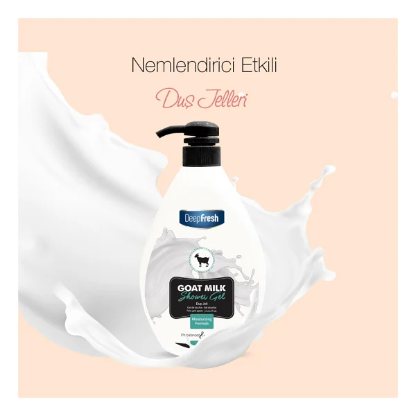 Deep Fresh Keçi Sütü 1000 Ml Duş Jeli - Görsel 3