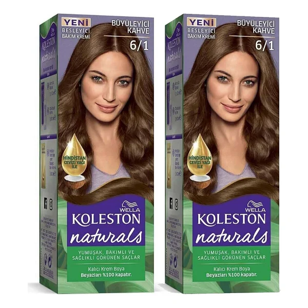 Koleston Naturals Saç Boyası Büyüleyici Kahve 6/1 2x Paket - Görsel 2