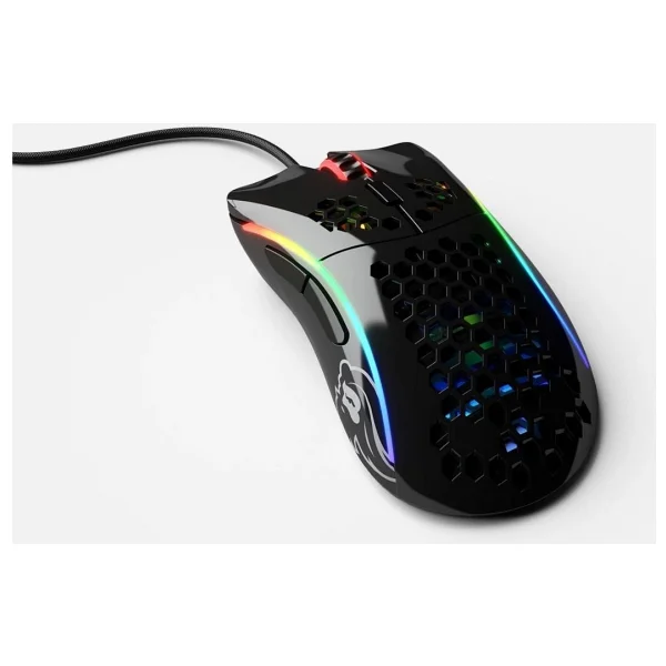 Glorious Model D- Minus Glo-Ms-Dm-GB Parlak Siyah RGB Ergonomik Optik Kablolu Oyuncu Mouse - Görsel 3
