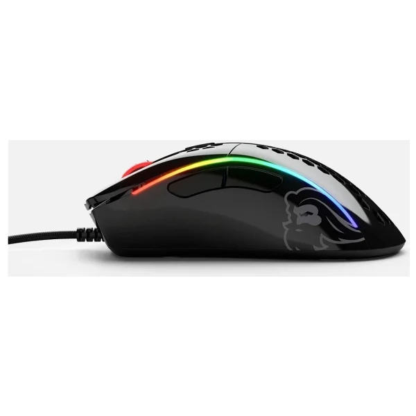 Glorious Model D- Minus Glo-Ms-Dm-GB Parlak Siyah RGB Ergonomik Optik Kablolu Oyuncu Mouse - Görsel 4