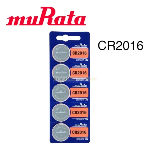 Murata Cr2016 3v 5'li Lityum Düğme Pil - Görsel 2