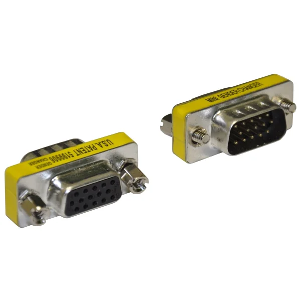 Alfais 5222 Vga Dişi Erkek 15 Pin Çevirici Dönüştürücü Adaptör Konnektörü - Görsel 2