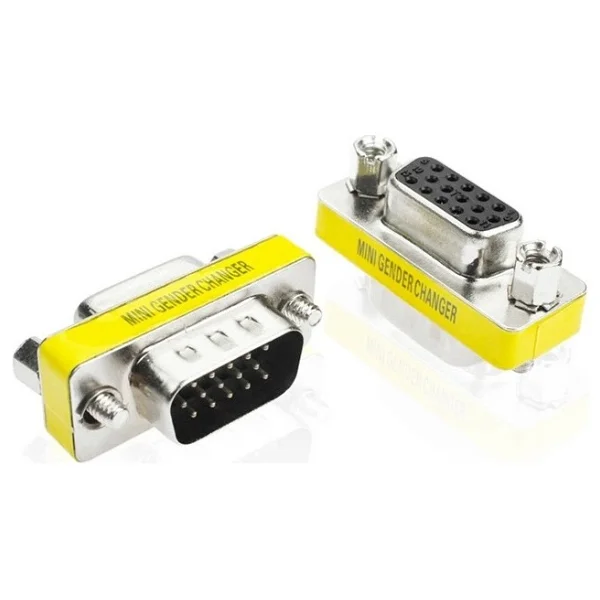 Alfais 5222 Vga Dişi Erkek 15 Pin Çevirici Dönüştürücü Adaptör Konnektörü - Görsel 3