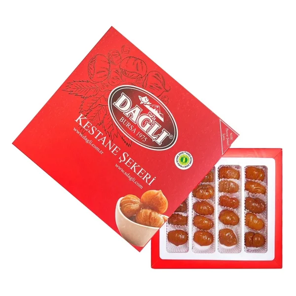 Dağlı Kestane Şekeri Küçük Boy Sade Kestane Şekeri 250 Gr - 1 Adet - Görsel 2