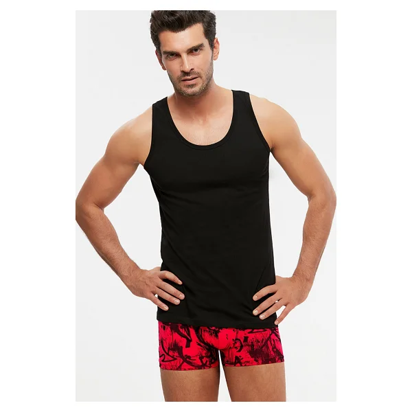 Kom Henry Askılı 2 Li Basic Erkek Atlet - 2xl - Renkli - Görsel 6