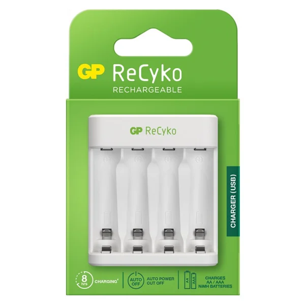 Gp E411 Aa 4'lü USB Pil Şarj Aleti (Pilsiz) - Görsel 4