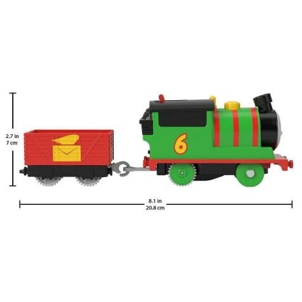 Thomas Ve Arkadaşları Motorlu Büyük Tekli Percy Tren Hdy60 - Görsel 2