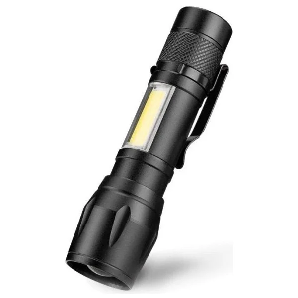 Cata Ct-8024 10w El Feneri Ayarlanabilir Odak Ve 3 LED Işık Modu İle Yüksek Performans - Beyaz - Görsel 4