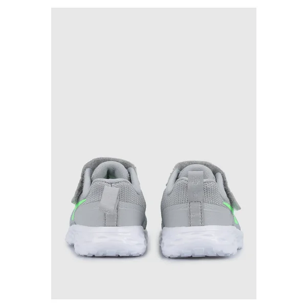 Nike Revolution 6 Tdv Bebek Spor Ayakkabı Gri-Yeşil Dd1094-009 - Görsel 4