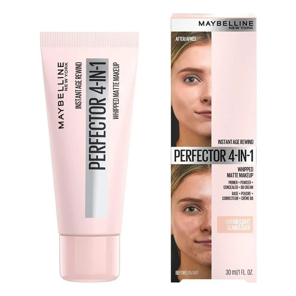 Maybelline New York Instant Age Rewind Perfector 4 İn 1 Glow 00 Fair Light 20 Ml Fondöten - Görsel 6