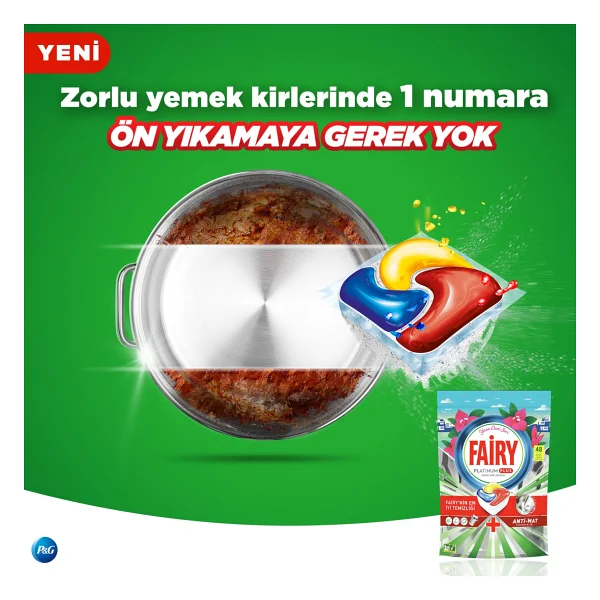 Fairy Platinum Plus Yaza Özel Bulaşık Makinesi Tableti 48'li - Görsel 5