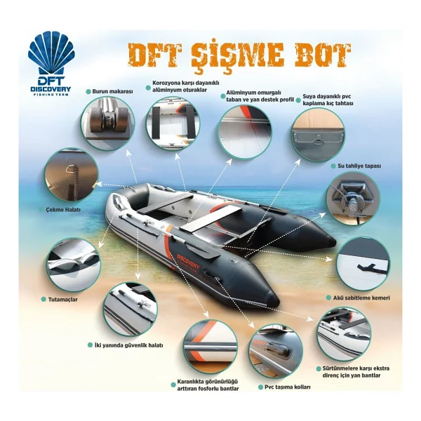 Discovery Fishing Team Dft Mx330al 330 Cm Şişme Bot - Görsel 5